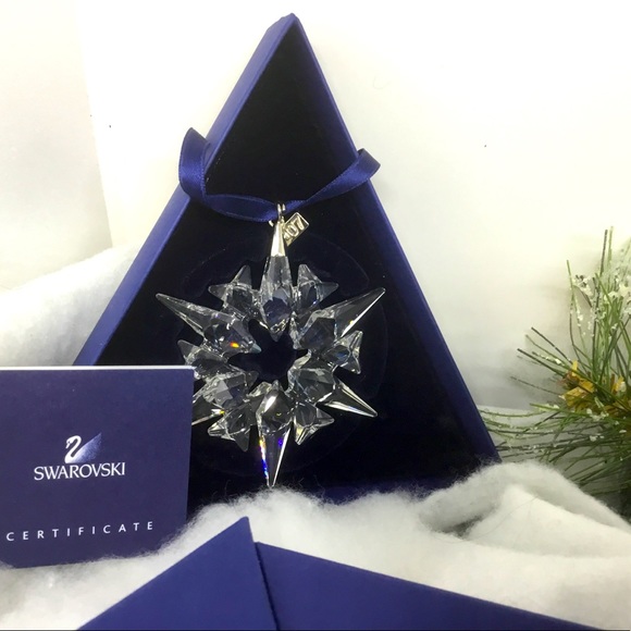 Swarovski 2007 Crystal Annual Christmas Ornament w Booklet
